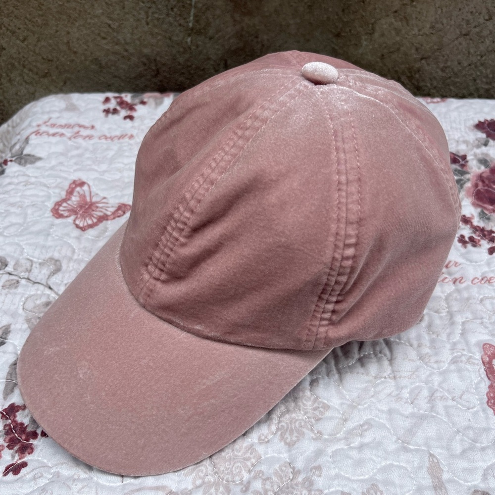 Wyeth by Todd Magill Velvet Pink Cap